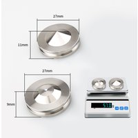Audiocrast 4 Sets Stainless Steel Speaker Stand HiFi Audio Speaker Isolation Spike Stand Feet Pads Base