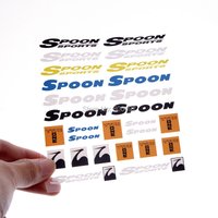 Car Styling Auto Vinyl Sticker Set Car Bumper Whole Body Decal Decorative Vinyl Set for Spoon Sports Type one