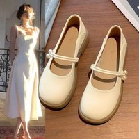 New French-style Mary Jane Shoes, Soft Sole Flat Versatile Casual Shoes