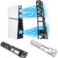 For PS5 Slim Cooling Fan 3 Levels LED Light USB3.0 Hubs Cooling System For Play Station 5 Slim Disc/Digital Console Accessories