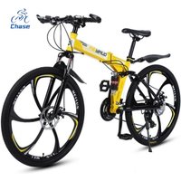 AliExpress OLOME Chase New Mountain Bike Shock Absorber Bike 26 Inch Variable Speed Folding Student Bike Adult Bike Mountain Bike Outdoor Wegfiet