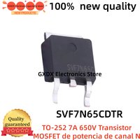 10-20-30-40-50pcs 100% new SVF7N65CDTR 7N65 SVF7N65CD SVF7N65C TO-252 7A 650V N-channel Power MOSFET Transistor