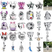 S925 Silver 2026 Monkey Mouse Stars Princess Series Charms Beads Fit Original Bracelet DIY Jewelry Accessories Women Gift