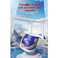 10PCS roll household paper towel in the name of roll paper, four layers of thick core roll toilet paper, toilet paper
