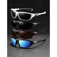 AliExpress LAOTING.JIANG 4 PCS Fashion Vintage Driving Fishing Cycling Sports Sunglasses Men Women Running Mountaineering Man Sun Glasses UV400 Eyewear