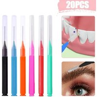 Interdental Brush Box Interdental Brush 20 Pieces Clean Tooth Gap Braces Gap Straight Orthodontic Interdental Brush