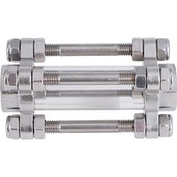 In-Line Sight Glass with Female 1/2"NPT Ports Flow View Light Weight Sight Glass Homebrew Boil Kettle Wort Chiller Accessories