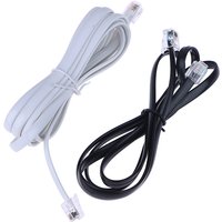 RJ12 6P6C 1/2/3/5m Data Cable Male To Male Modular Data Cord Straight Wiring Pinout Telephone Handset Voice Extension Cable New