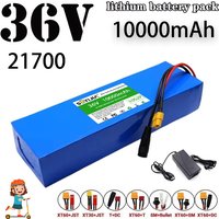 Batterie Au Lithium 36V10Ah 21700 5C Avec Batterie Rechargeable BMS 10S2P Adaptée À La Batterie De Grande Capacité Vélo De Pêche