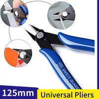 Universal Diagonal Pliers Electrical Wire Cable Cutters Cutting Side Snips Flush Pliers Carbon Steel Pliers Nipper Hand Tools
