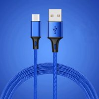Suitable For Apple Type-c Android Phone Extended Charging Cable 2-meter And 3-meter Nylon Braided Usb To Type-c Data Cable