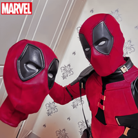 New Marvel Deadpool Mask 1:1 3d Handmade Cosplay Costume Superhero Masks Replica For Christmas Gift Toys Halloween Cosplay