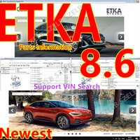 2025 Newest Etka 8.6 software Auto Repair Etka Software Group Vehicles Electronic Parts Catalogue for A-udi V-W SE/AT SKO/DA ETK