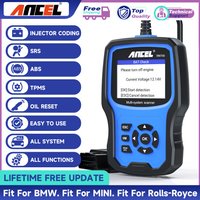 ANCEL BM700 PRO OBD2 Scanner for BMW/Mini/RR All System Code Reader DPF EPB SAS TPMS Battery Registration OBD2 Diagnostic Tool