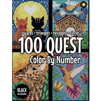 Color by Number Coloring Book - 100 Patterns w/ Large Print | Stress Relief Art Activity for Kids & Adults | DIY Art Gift