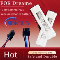 14.4V 6800mAh P2008-4S2P-MMBK Replacement Battery For Dreame D9 F9 BOT L10/Pro/Plus Truever Finder Rls3 Vacuum Cleaner