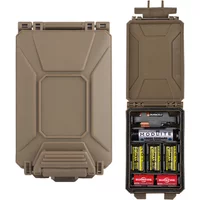Tactical Battery Storage Box Modular Molle Hunting Vest Carry 18650/AAA/CR123A/18350 Battery Holder Case Accessories