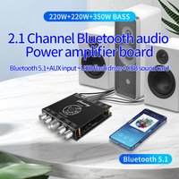 YS-S350H Bluetooth 5.1 Audio Amplifier Board Digital Template 2.1 Channel high-power high-low Tuning Subwoofer 220W+220W+305W