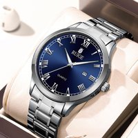 Men's watches, business fashion high-end steel belt quartz watches