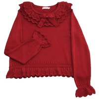 New Japanese Style Sweaters Base Layer Autumn Winter Cute Round Neck Puff Sleeve Lolita Sweater Knitted Warm Sweater Pullover