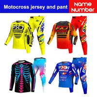 AliExpress FXJ 2025 Off Road Motocross Gear Set MX Jersey Set Dirt Bike Jersey And Pants atv Moto Racing Clothing