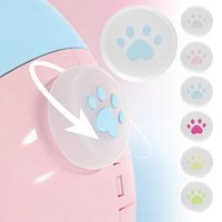 for Tamagotchi Paradise Button Protector Cap Charming Paw Print Design Non-slip Silicone Cover For Virtual Pet Game Console