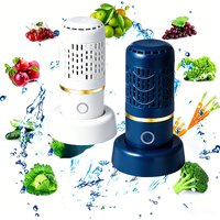 Wireless Fruit and Vegetable Washing Machine, Portable Capsule Food Purifier, Pesticide Residue Remover