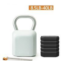 8.5LB-40LB Adjustable Kettlebell , Cast Iron – Great for Dumbbell Weights Exercises, Grip Strength and Strength Training