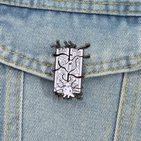 Japanese Anime Enamel Pins Punk Coll Style Door of Truth Brooches Lapel Badges Clothes Jewelry Gift for Fans Friends