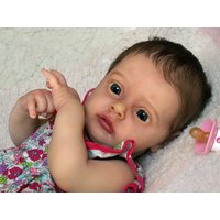 21inch Reborn Doll Kit Chloe Sweet Baby Real Soft Touch Unpainted DIY Blank Kit Bebe Reborn Kit Mold Muñeca Bebe Reborn