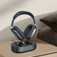 Magnetic Headset Charger Dock Fit for AirPods Max Headphones Accessories Charging Base with Dual Connector Fast Charging Station