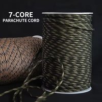 10/20/30Meters 5mm Tent Paracord 7-Strand Core Cords Outdoor Camping Woven Rope Survival Lanyard Parachute Rope Hiking Accessory