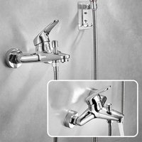 Alloy mixing valve, hot and cold water faucet, bathtub switch, mixer tap, bathroom bathtub