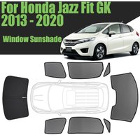 Custom Car Window Sunshade For Honda Jazz Fit GK 2013 - 2020 Magnetic Curtain Mesh Front Windshield 2015 2016 2017 2018 2019