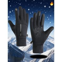AliExpress NONE Cold Resistant Warm Gloves for Unisex Winter Waterproof Fishing Hiking Mountaineering Gloves Wool Warm Touch Screen Gloves