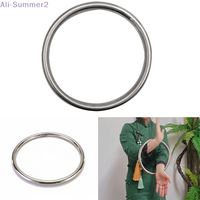 Wing Chun Stainless Ring Yewen Hand Strength Training Kung Fu Strength Training Hoop Exercise Ring Rattan Ring Diameter 220mm