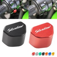 CNC Aluminum Motorcycle Switch Button Turn Signal Switch Key Cap For Honda Shadow VT 400 600 750 1100 Accessories