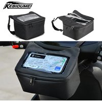 Motorcycle Electric Scooter Storage Bags Viewing Window Mountain Bike Bag Waterproof Large Capacity Durable Bicycle Front Bag