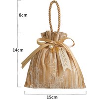 High Quality Velvet Wedding Candy Bag Gift Bag Portable Drawstring Ribbon Bow Bag Wedding Party Candy Pouch Jewelry Bag