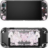 Case for Nintendo Switch 2 Cover Shell Dockable Protective Pink Sakura Angel Girl TPU Switch 2 Accessories Controller JoyCon