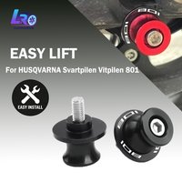 M10 Swingarm Spools Fit For HUSQVARNA Svartpilen Vitpilen 801 CNC Motorcycle M10 Slider Stand Screws