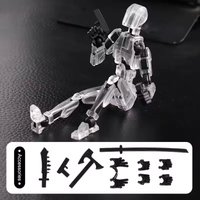T13 Titan Multi-jointed Action Figure DIY Assembly Movable Shapeshift Robot & Dog Model, Articulated Mannequin Toy For Kids Gift