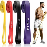 Pull Up Assistance Bands, 4-Level Resistance Bands for Working Out, Pull Up Bands for Men & Women, Full-Body Training