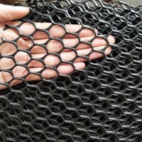 Plastic mesh 19.6 inches x 16.4 feet - poultry garden fence, dog barrier, easy to cut and durable animal proof yard fence