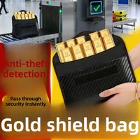 Anti-Theft Magnetic Detector Shielding Bank Special Gold Seed Storage Bag Outdoor Sports Bag Waterproof Box for Men