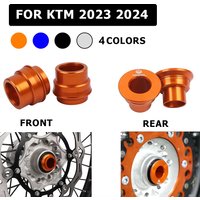 For KTM 2024 EXC 300 22MM Front Rear Wheel Spacers Hub Collars EXC-F 350 450 500 XCW XCWF 2024 SX 125 SXF 450 XC XCF 2023 2024