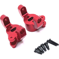 Metal upgrading CNC process front axle C-type seat For HuangBo 1/10 ZP1001 ZP1002 ZP1003 ZP1004 RC Car parts