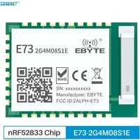 nRF52833 BLE 5.1 RF Module 2.4GHz Mesh Thread ZigBee 8dBm CDSENT E73-2G4M08S1E For UAV Smart Home Wireless Transceiver Receiver