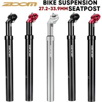 ZOOM rowerowa sztyca amortyzowana 27.2/31.6/28.6/30.4/30.8/33.9mm MTB amortyzowana rura podsiodłowa 350mm amortyzator sztyca części rowerowe