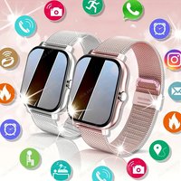 2026 New Smart Watch Bluetooth Talking Blood Oxygen/Blood Pressure Monitoring Custom Dial SmartWatch For Women Men Holiday Gift